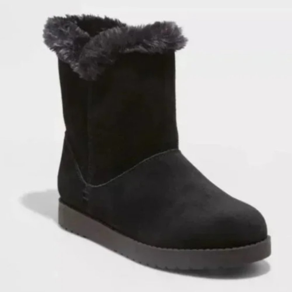 Women's Cat Mid Shearling Style Boots - Universal Thread™ 11
